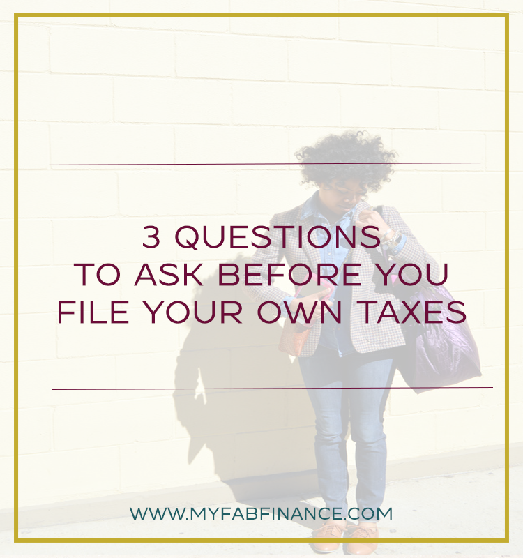 file your own taxes