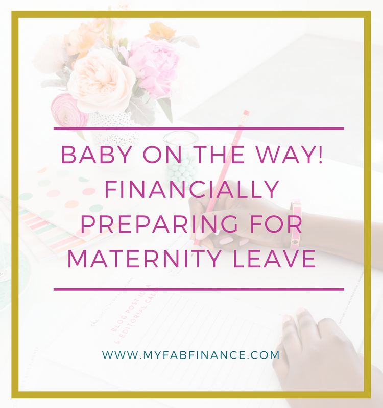 financially preparing for maternity leave